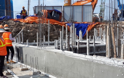 Thi công móng, cọc