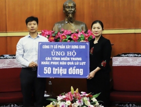 C BHI ủng hộ 50 triệu giúp đồng bào miền Trung khắc phục hậu quả lũ lụt
