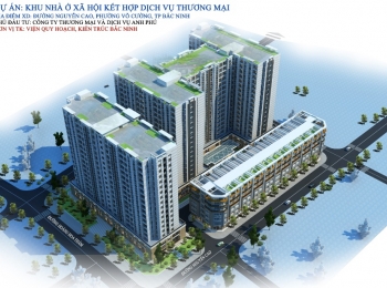 Nhà ở xã hội kết hợp dịch vụ thương mại