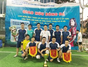C BHI vô địch giải bóng đá Ban quản lý dự án đầu tư xây dựng Hà Nội